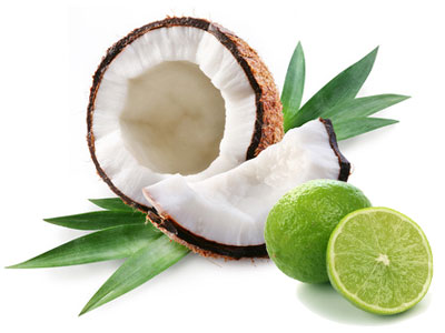 Kokos-Limette-Behandlung